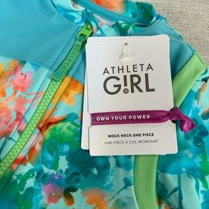 Athleta mock neck one piece